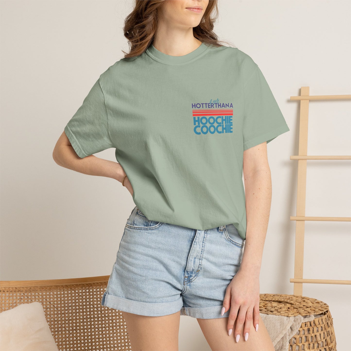 Hoochie Coochie T-Shirt — Retro Pool Vibes Graphic Tee