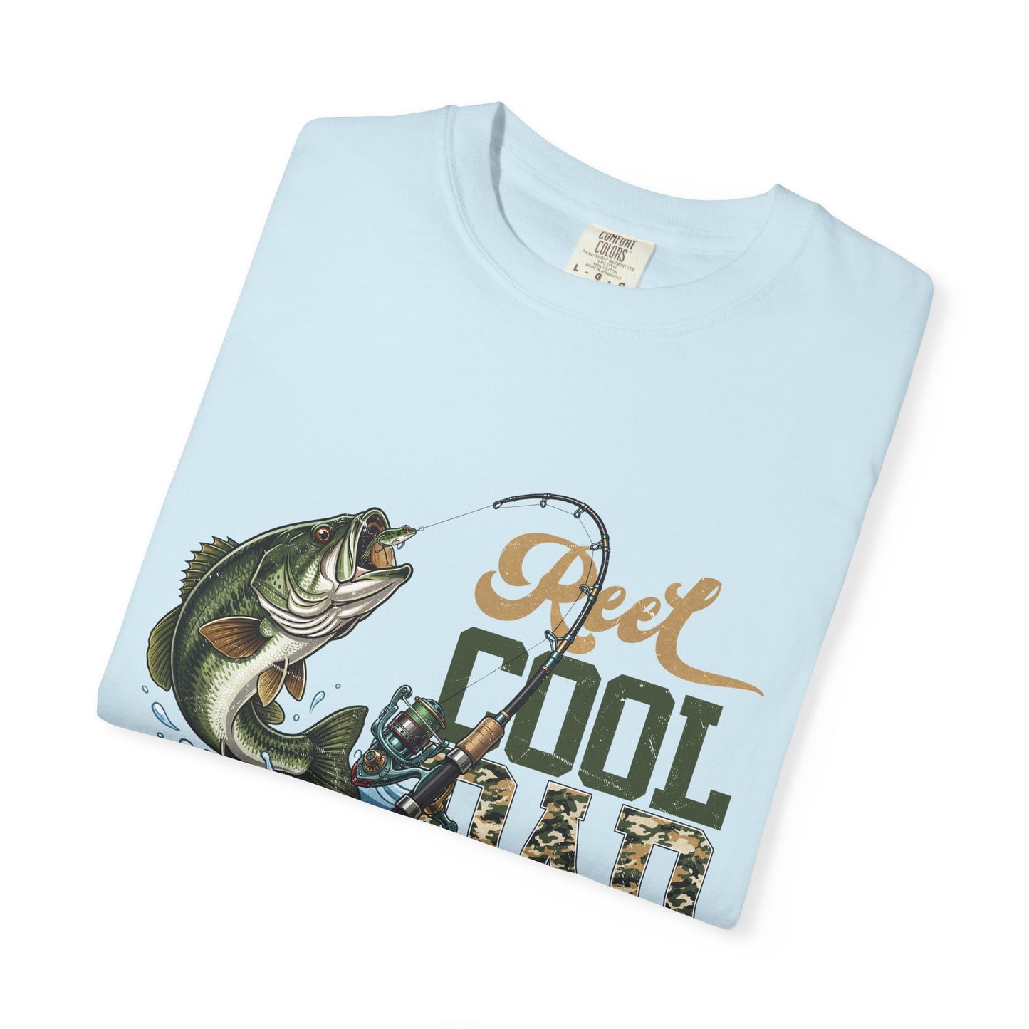 Reel Cool Dad Fishing T-Shirt — Bass Angler Gift for Fathers Day