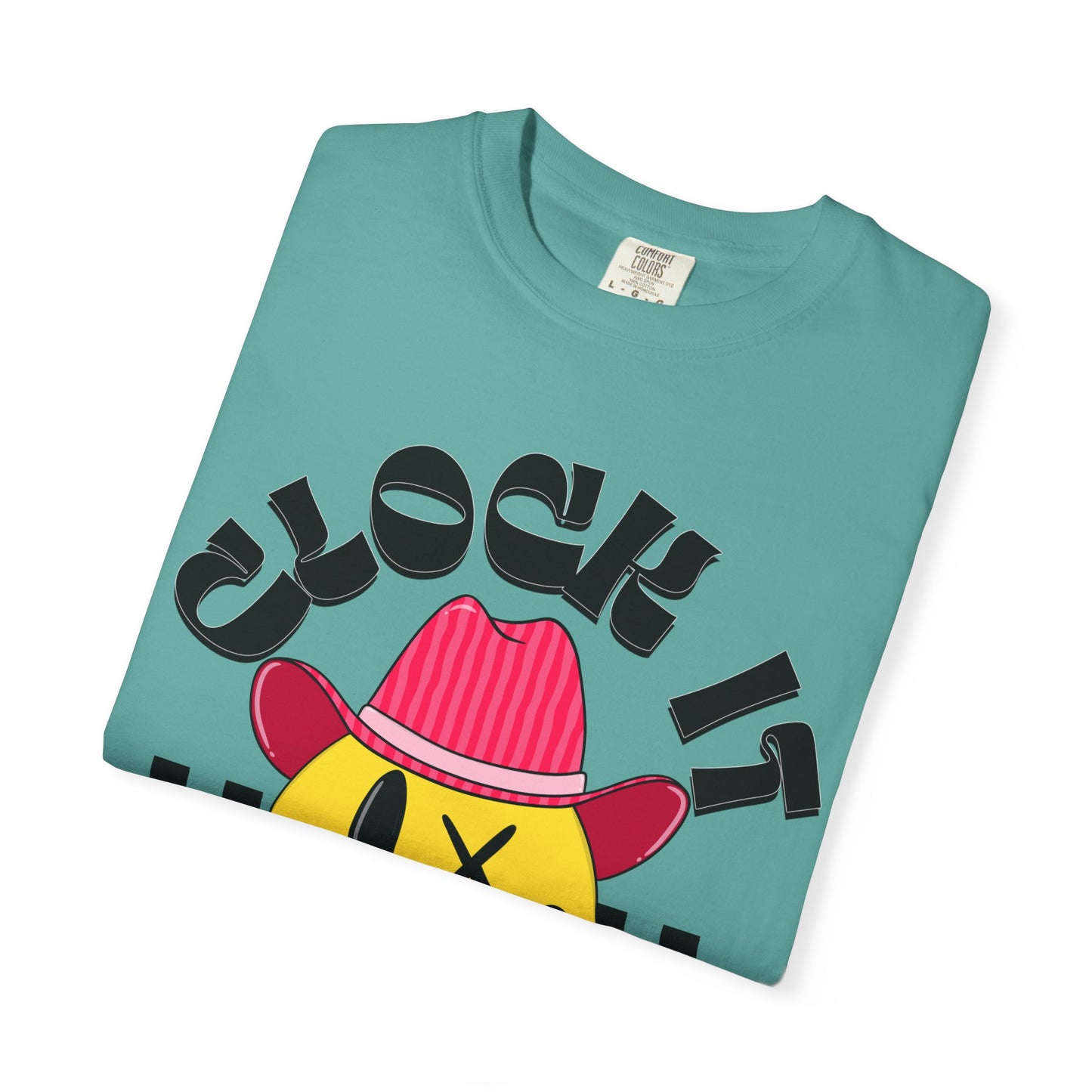 Clock It Graphic Tee for Casual Vibes