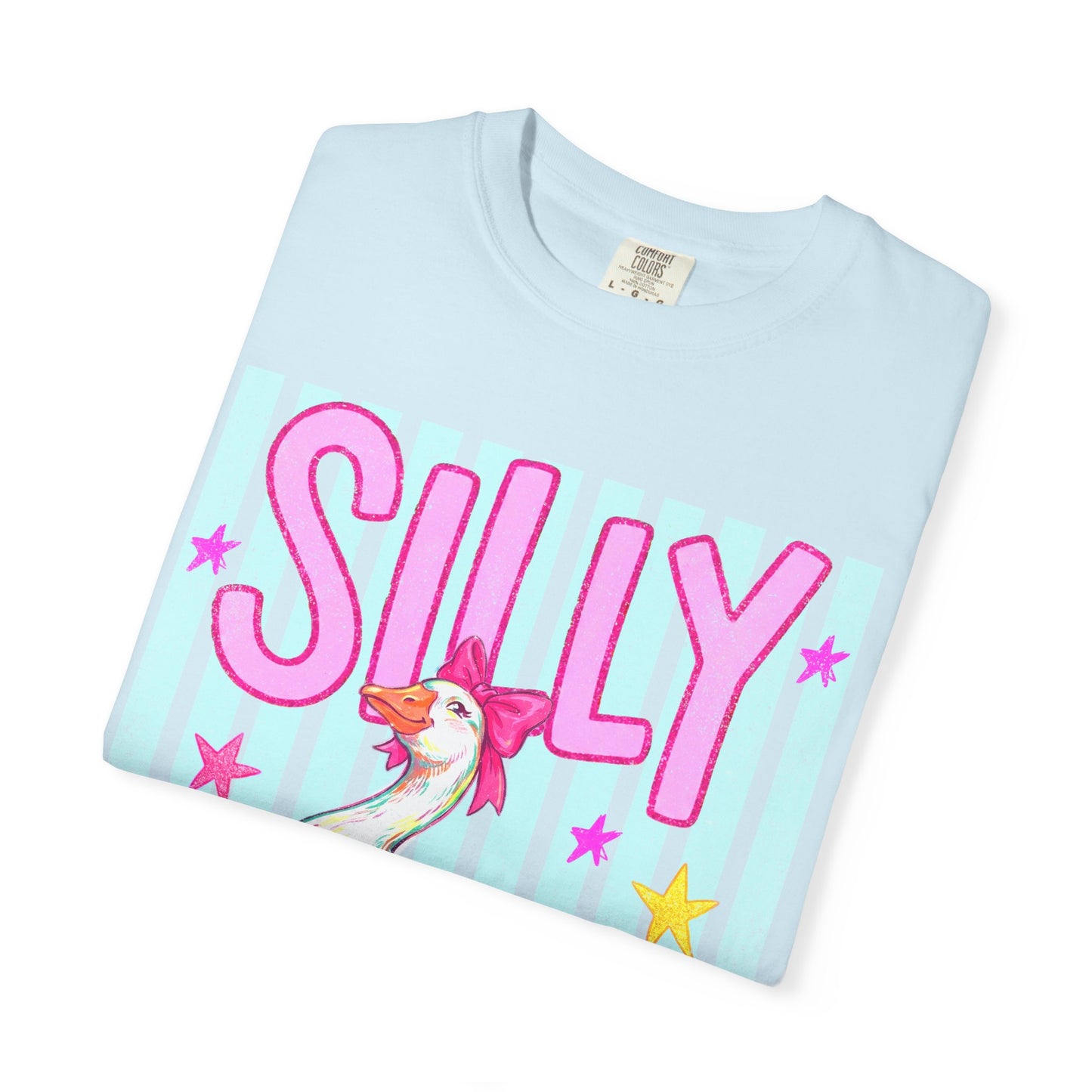 Silly Goose T-Shirt – Cute Retro Duck in Rain Boots Graphic Tee