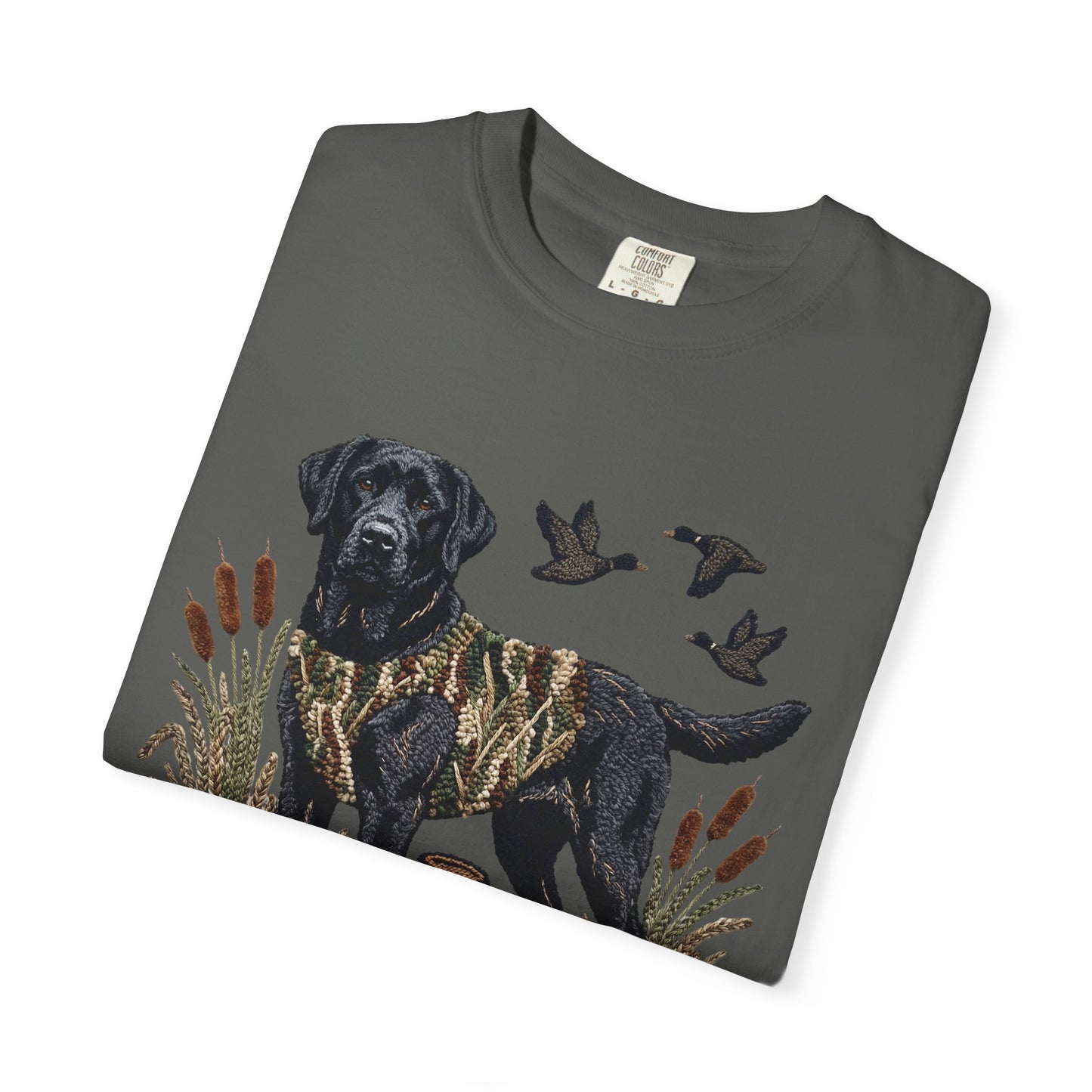Southern Boy Hunting Dog T-Shirt — Black Lab, Duck Hunting Graphic Tee