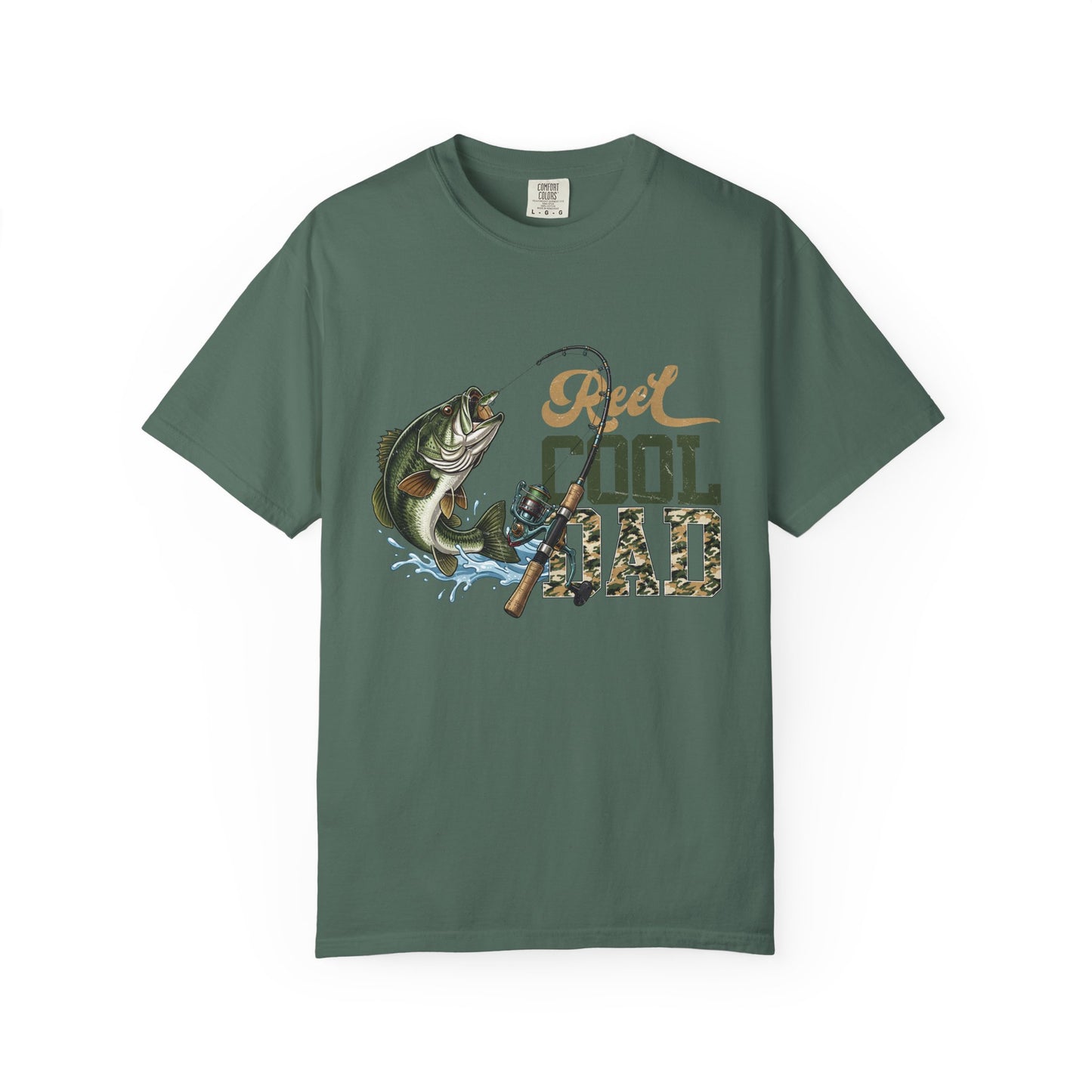 Reel Cool Dad Fishing T-Shirt — Bass Angler Gift for Fathers Day