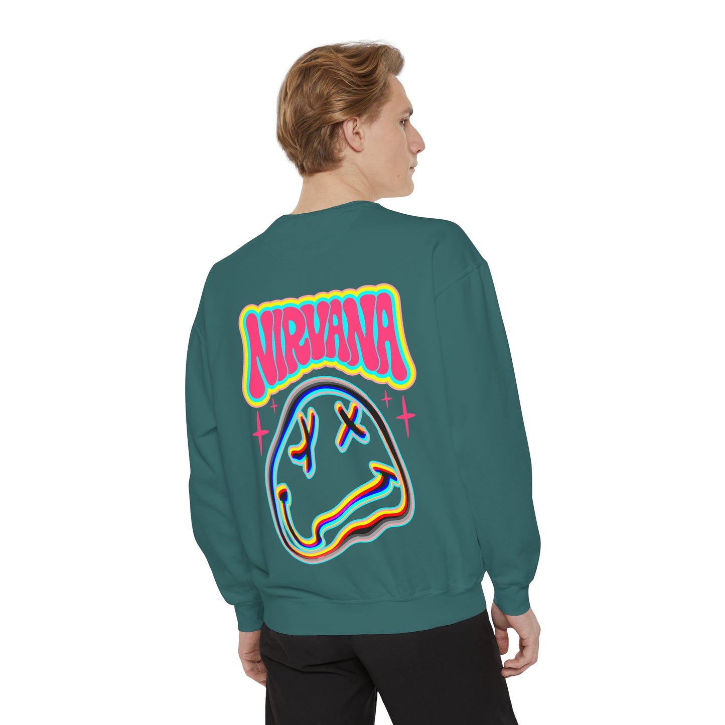 Nirvana Psychedelic Smiley Sweatshirt