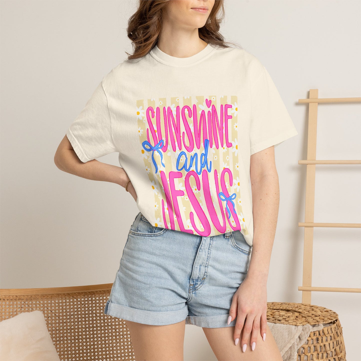 Sunshine and Jesus T-Shirt — Bright Faith Graphic Tee