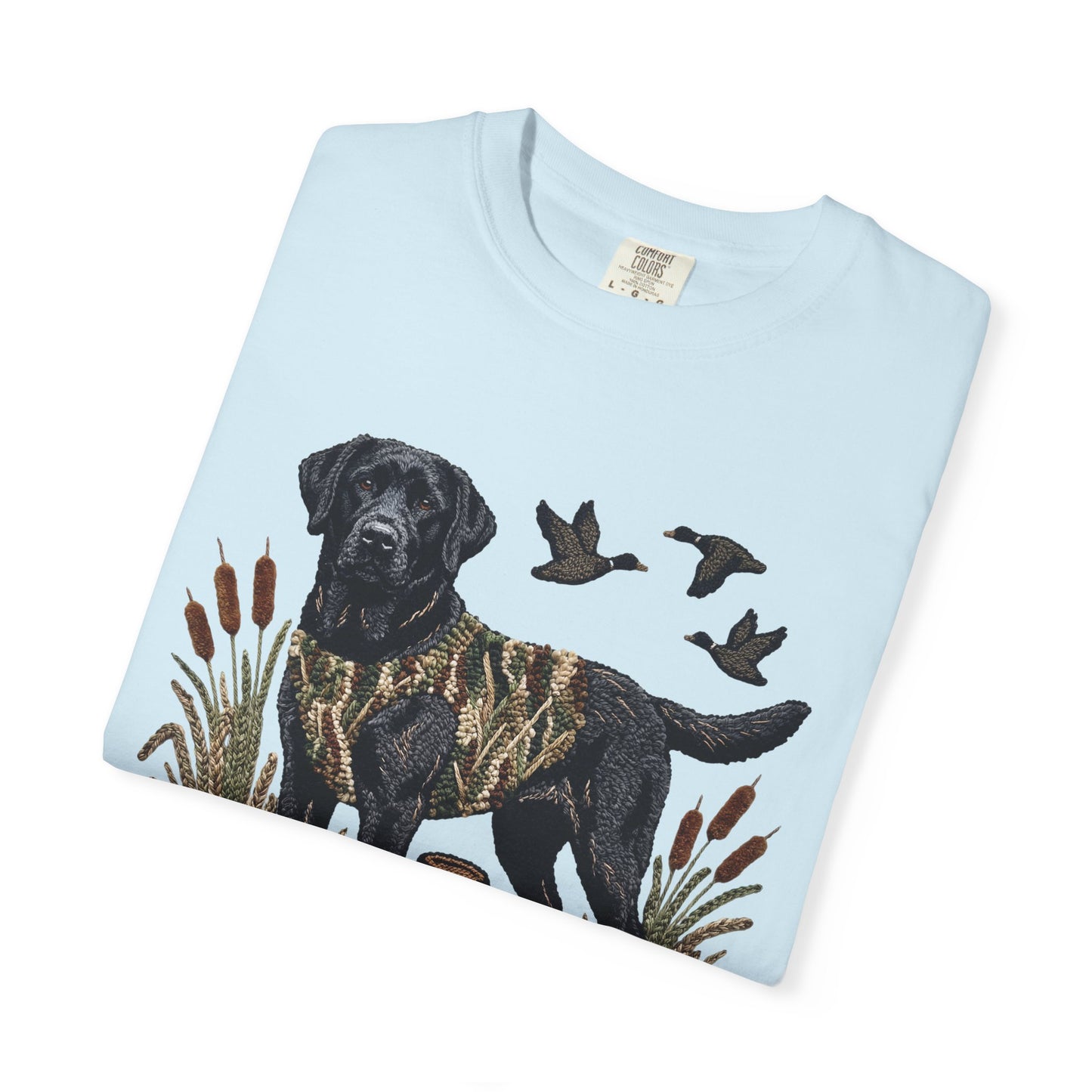 Southern Boy Hunting Dog T-Shirt — Black Lab, Duck Hunting Graphic Tee