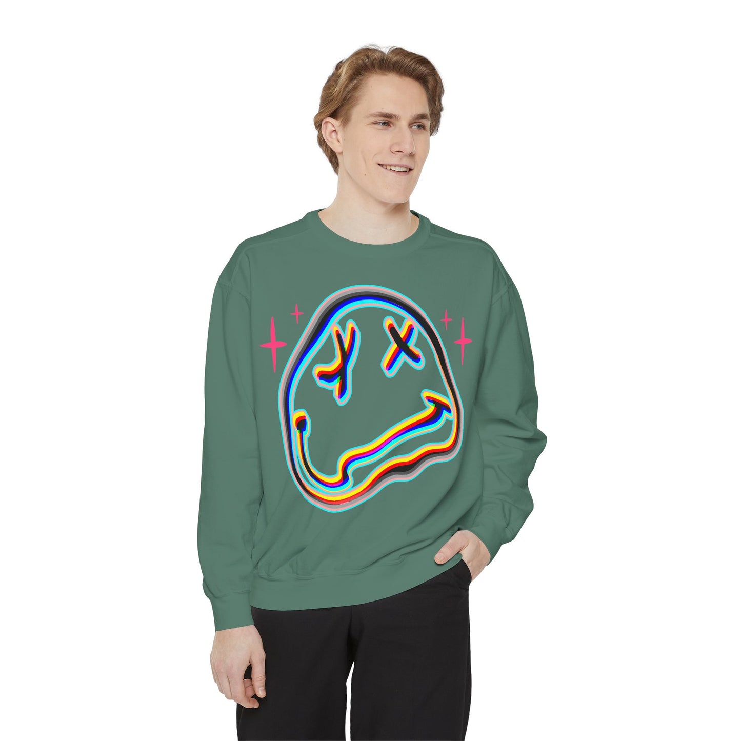 Nirvana Psychedelic Smiley Sweatshirt