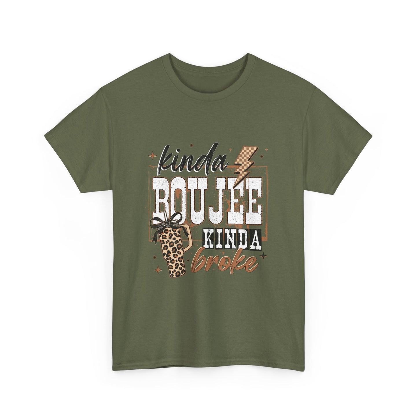 Kinda Boujee Kinda Broke Tee