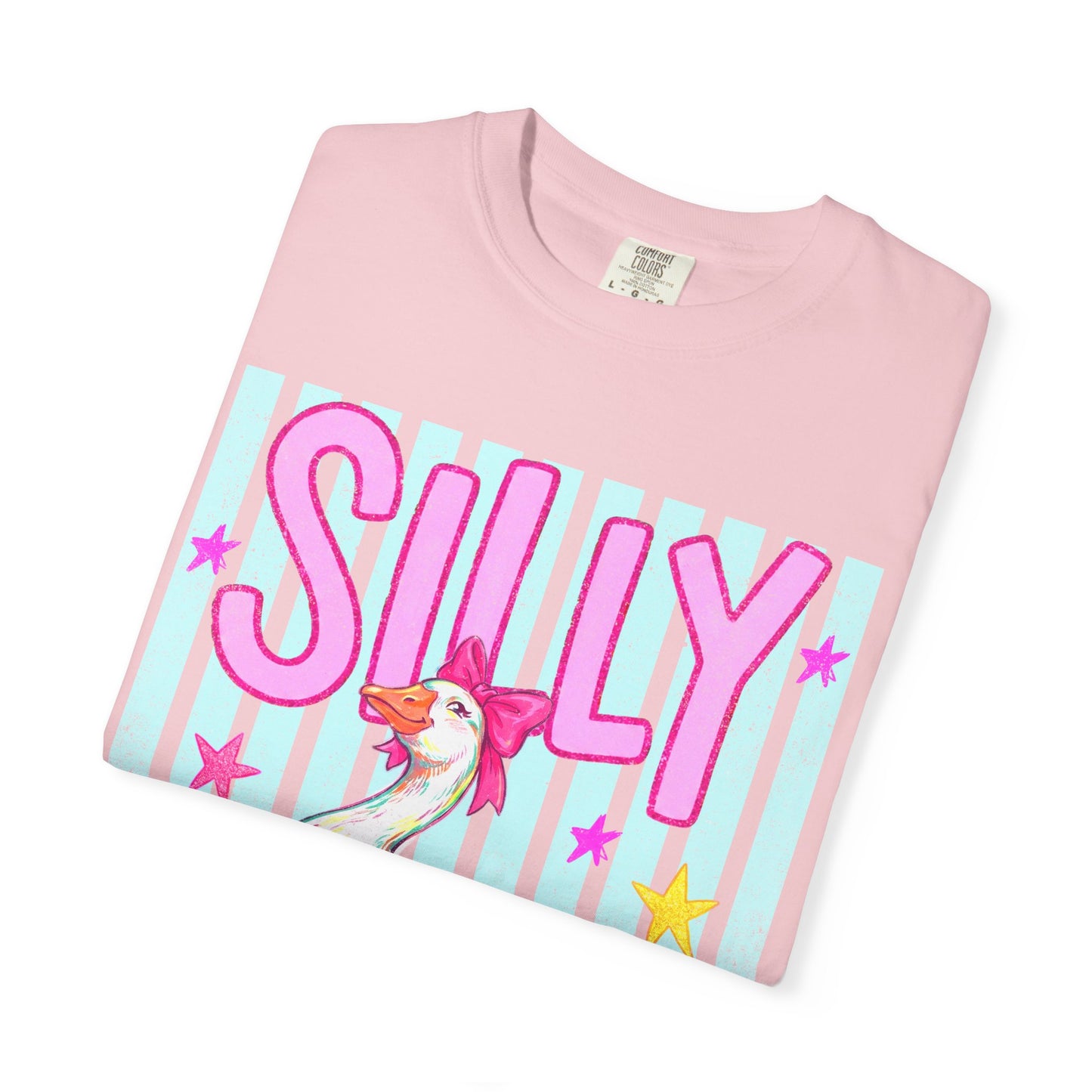 Silly Goose T-Shirt – Cute Retro Duck in Rain Boots Graphic Tee