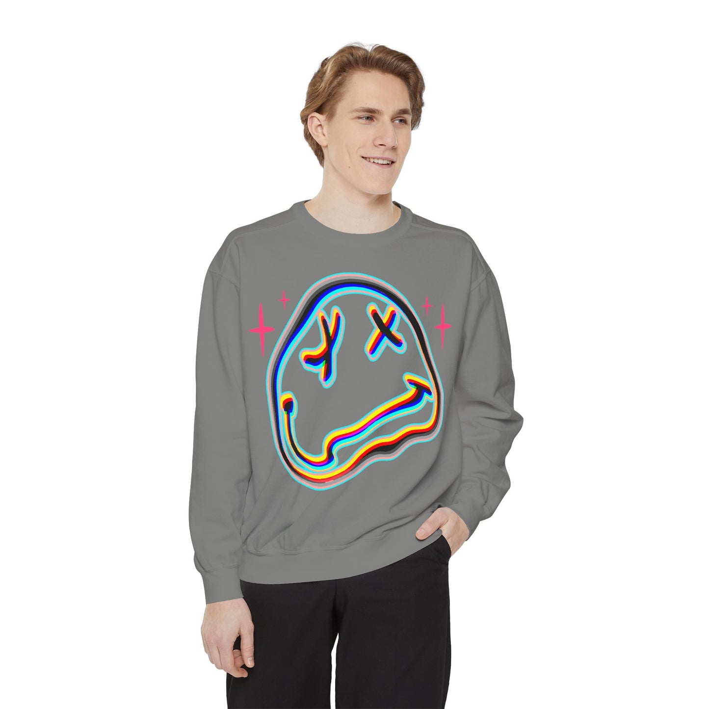 Nirvana Psychedelic Smiley Sweatshirt