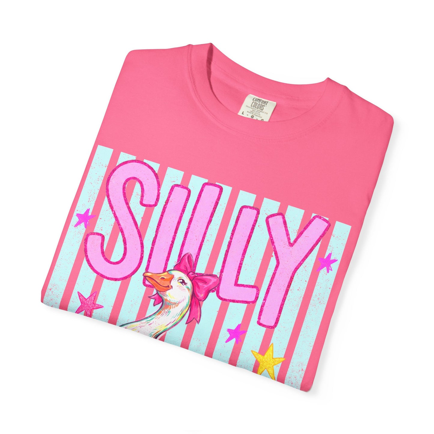 Silly Goose T-Shirt – Cute Retro Duck in Rain Boots Graphic Tee