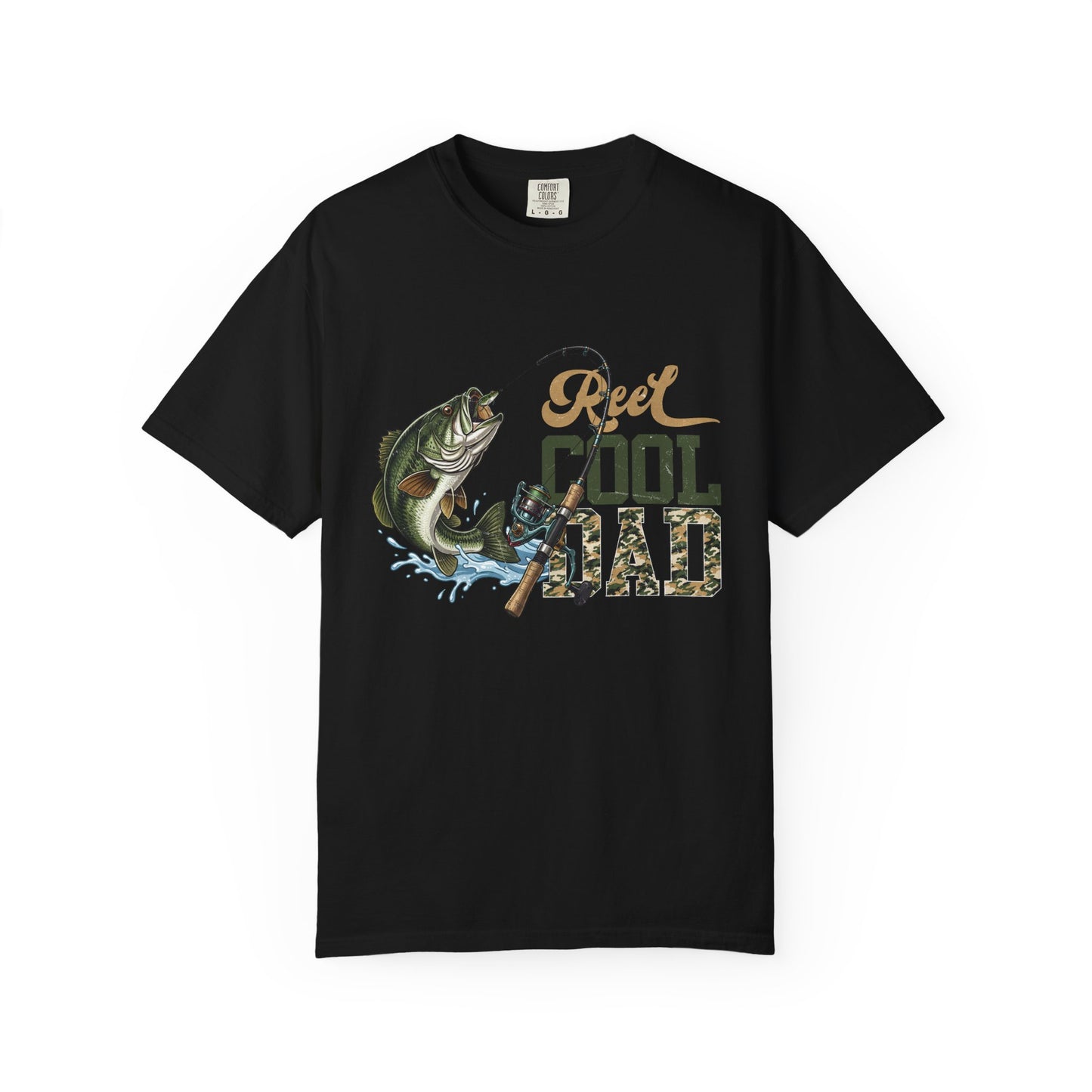 Reel Cool Dad Fishing T-Shirt — Bass Angler Gift for Fathers Day