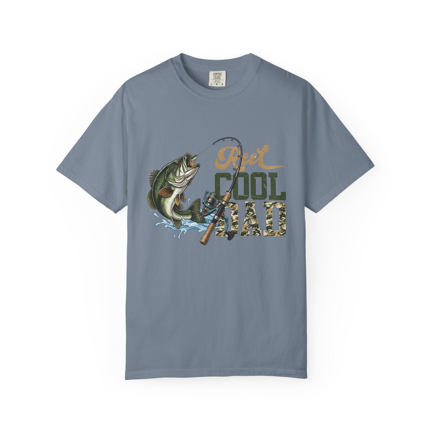 Reel Cool Dad Fishing T-Shirt — Bass Angler Gift for Fathers Day