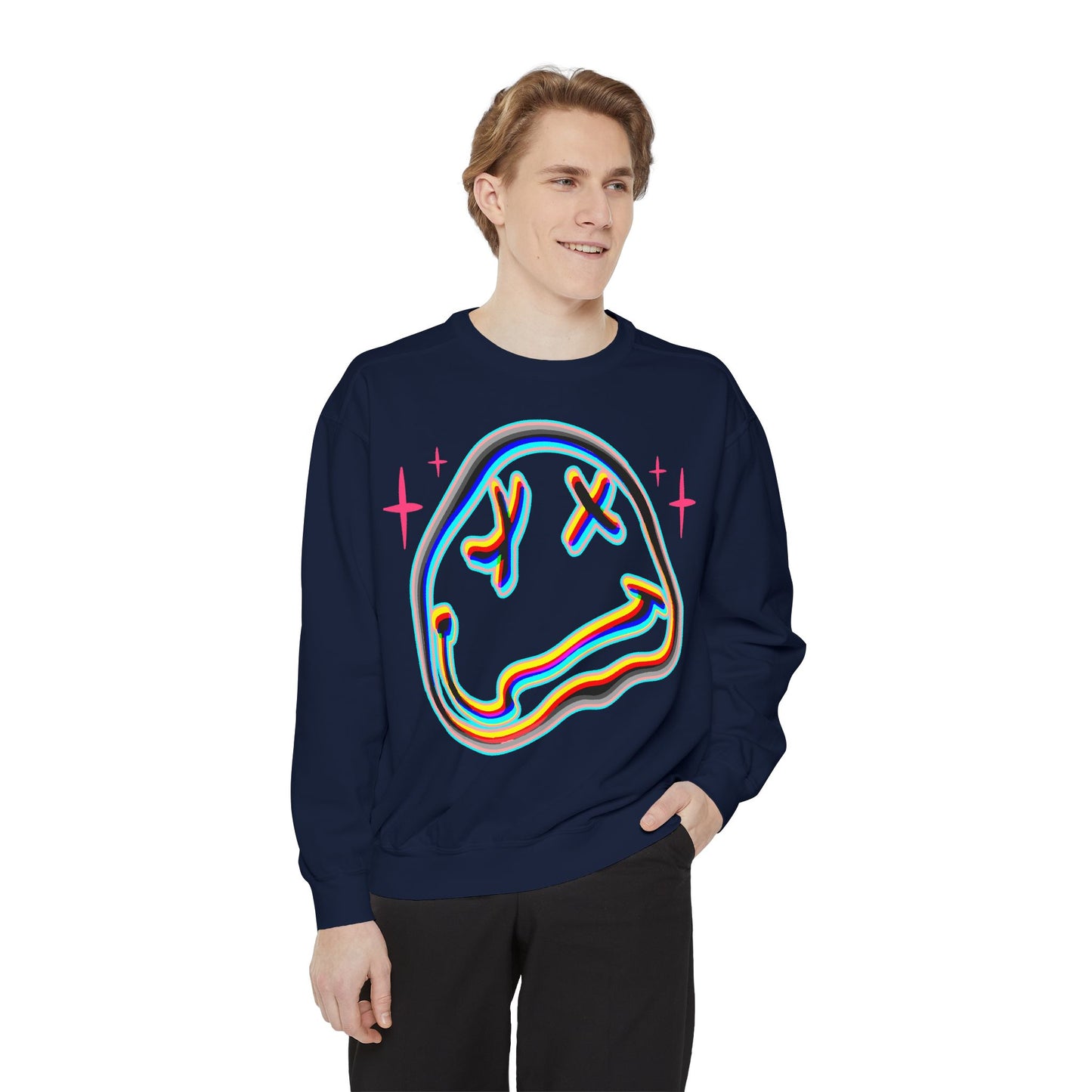 Nirvana Psychedelic Smiley Sweatshirt