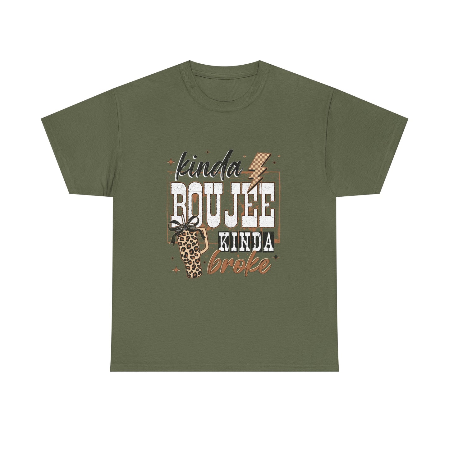 Kinda Boujee Kinda Broke Tee