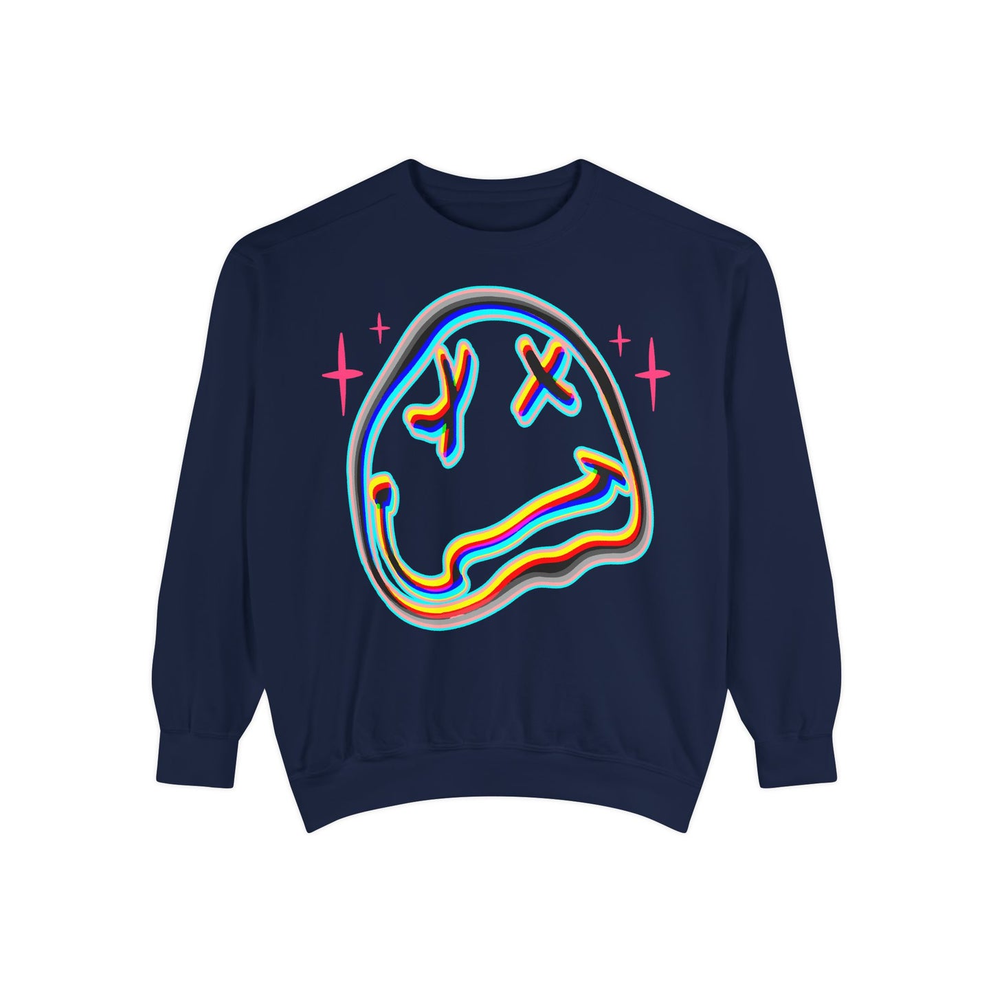 Nirvana Psychedelic Smiley Sweatshirt