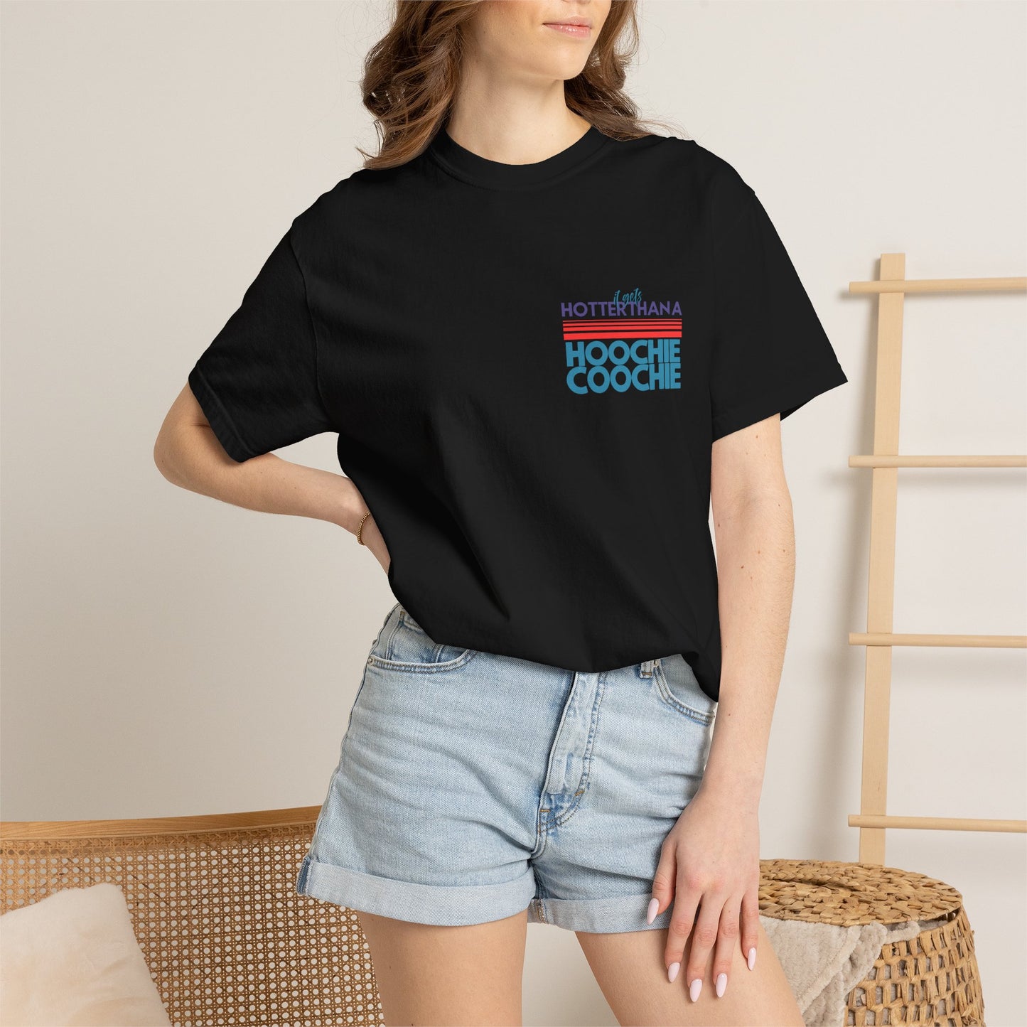 Hoochie Coochie T-Shirt — Retro Pool Vibes Graphic Tee