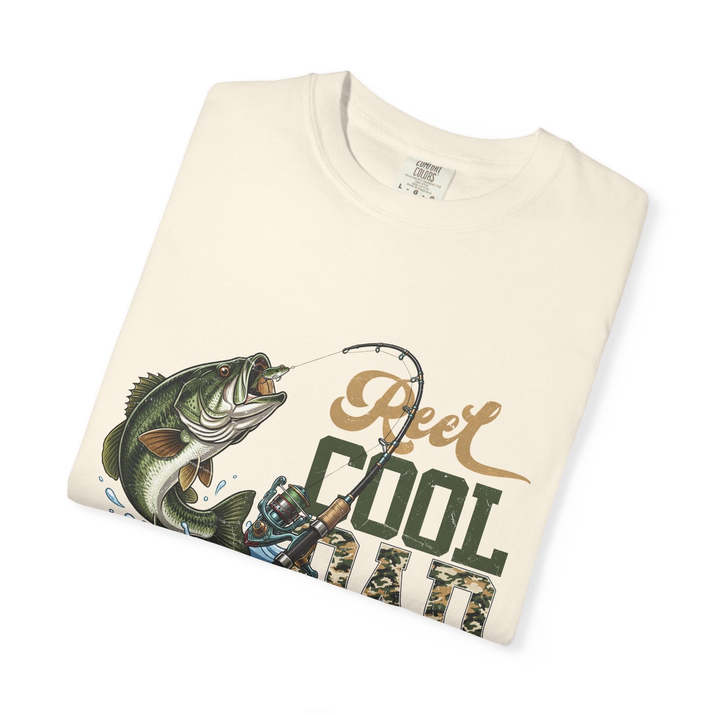 Reel Cool Dad Fishing T-Shirt — Bass Angler Gift for Fathers Day