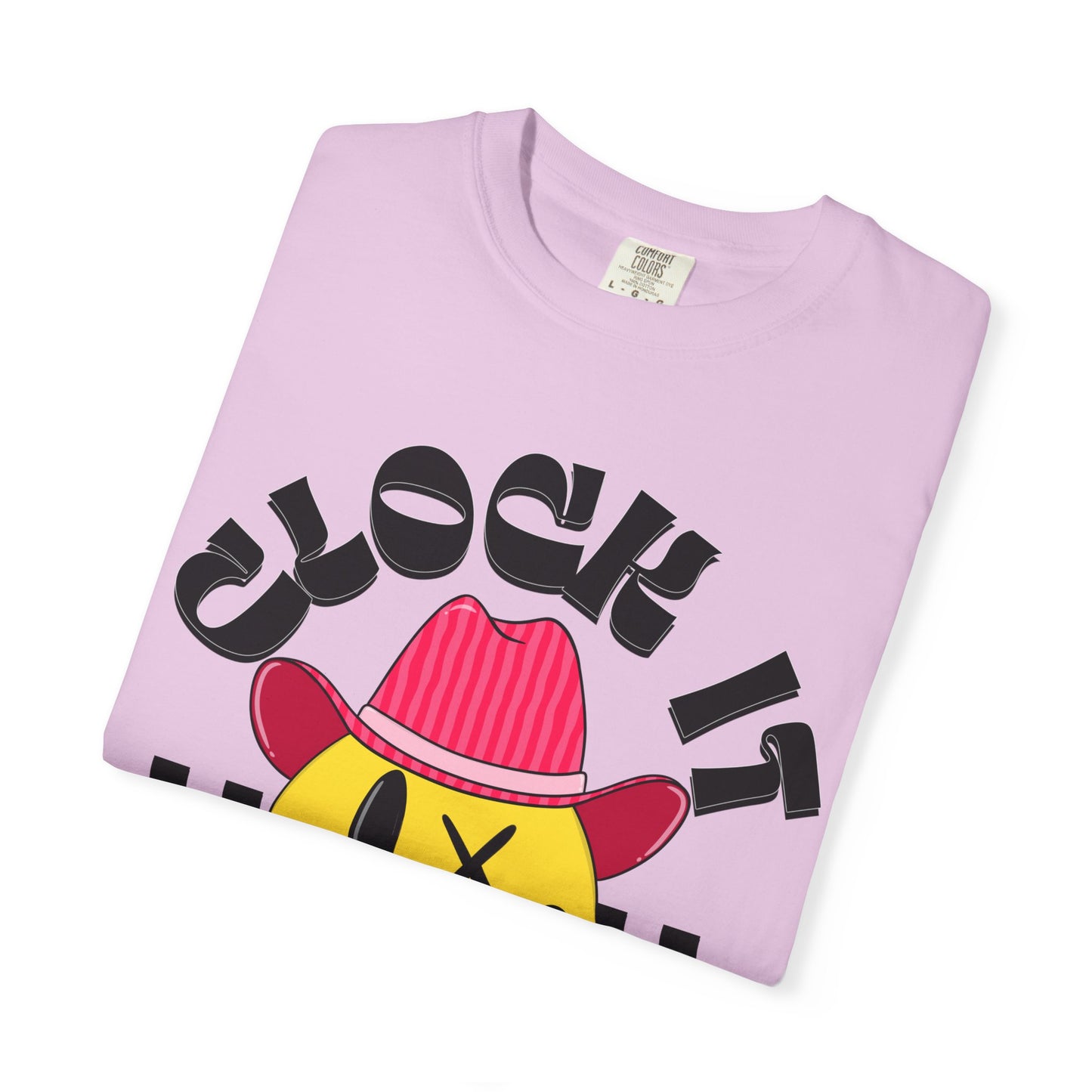 Clock It Graphic Tee for Casual Vibes