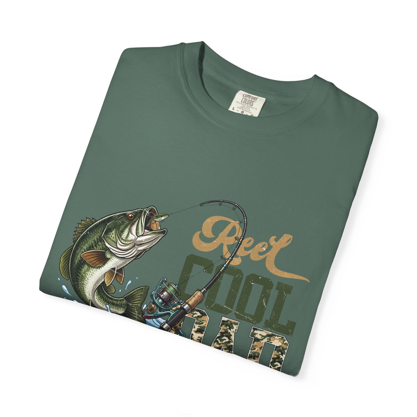 Reel Cool Dad Fishing T-Shirt — Bass Angler Gift for Fathers Day