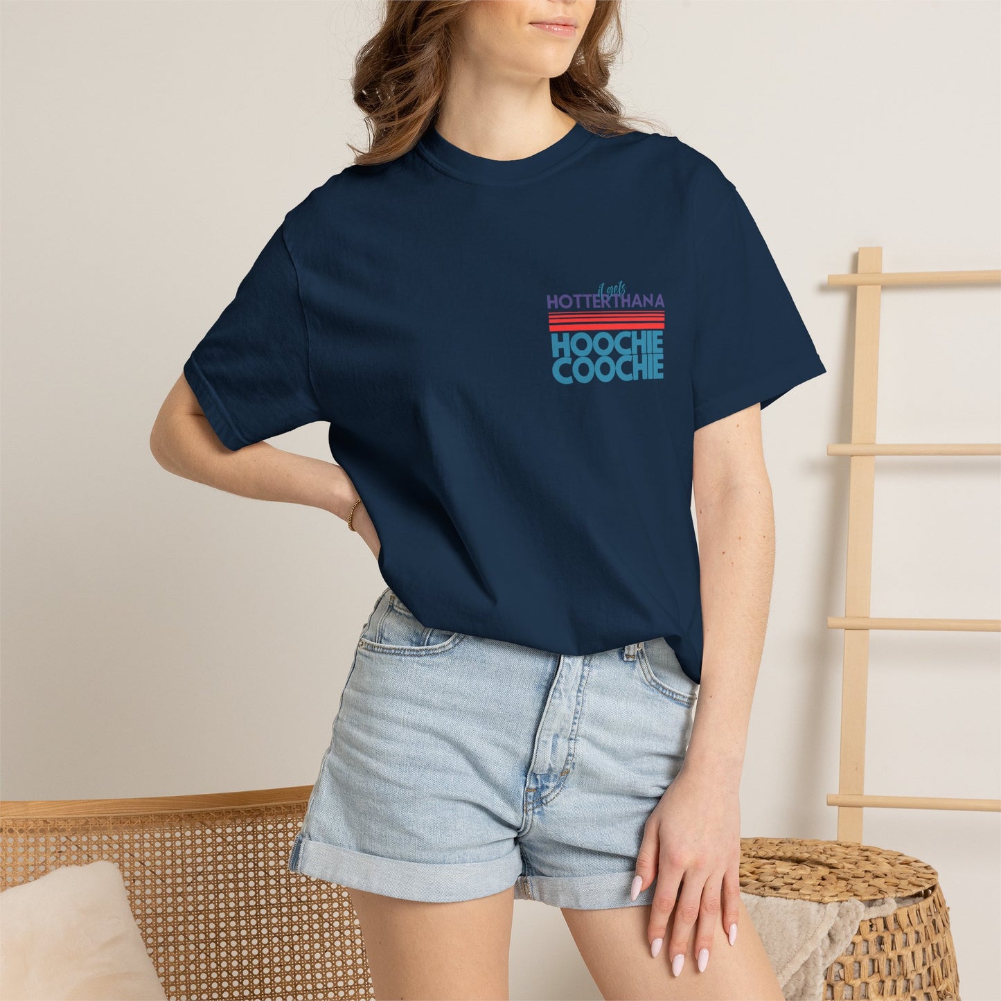 Hoochie Coochie T-Shirt — Retro Pool Vibes Graphic Tee