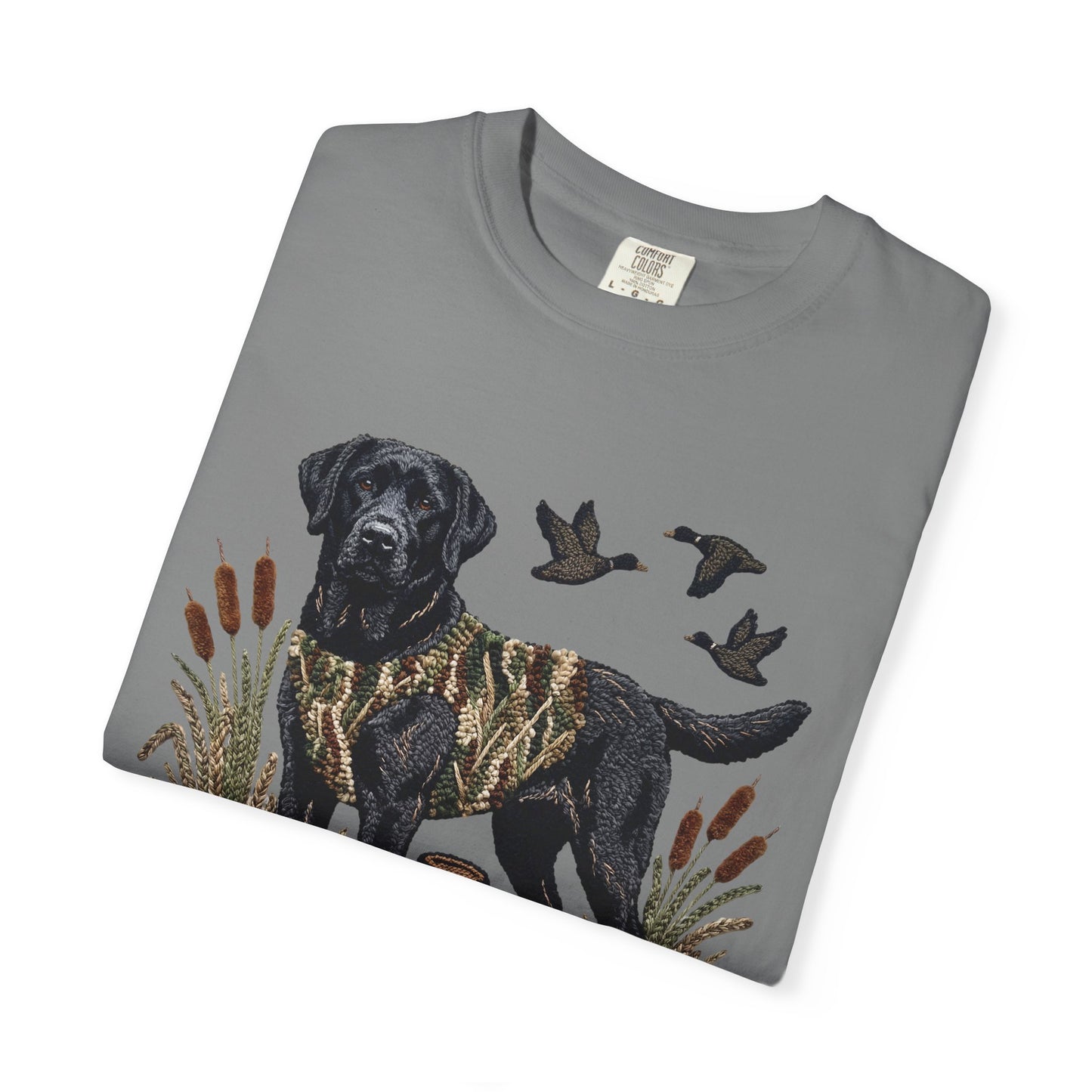 Southern Boy Hunting Dog T-Shirt — Black Lab, Duck Hunting Graphic Tee