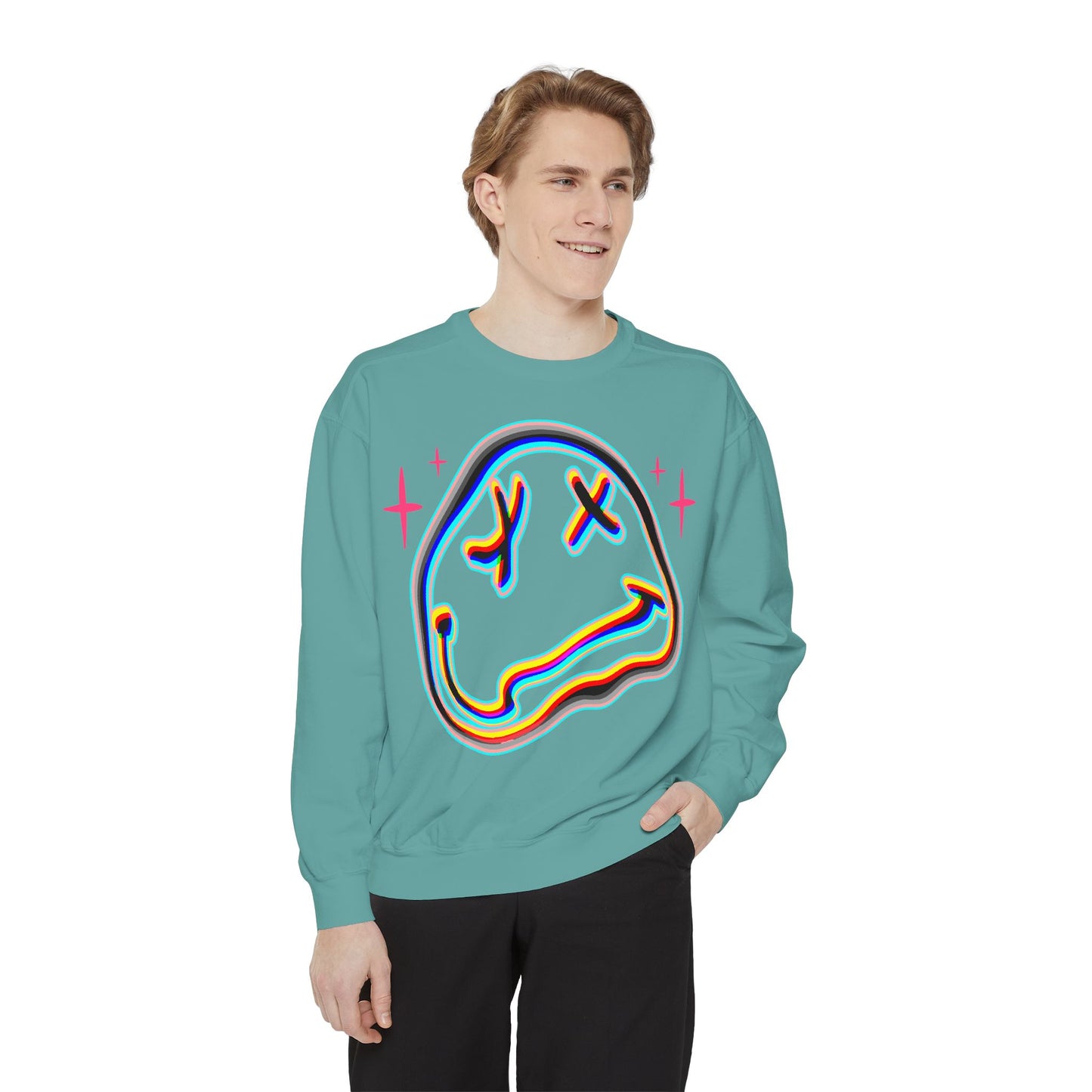 Nirvana Psychedelic Smiley Sweatshirt