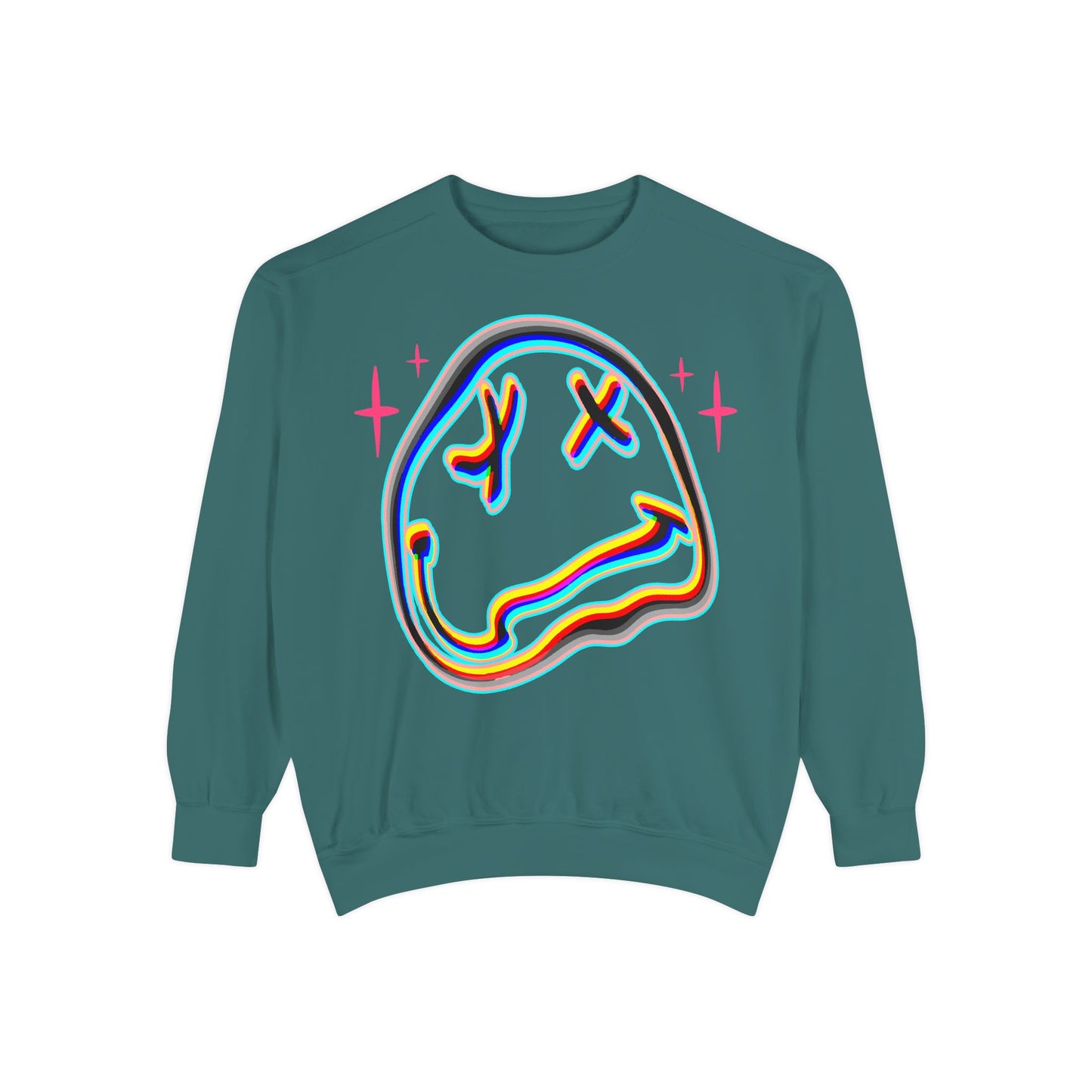 Nirvana Psychedelic Smiley Sweatshirt