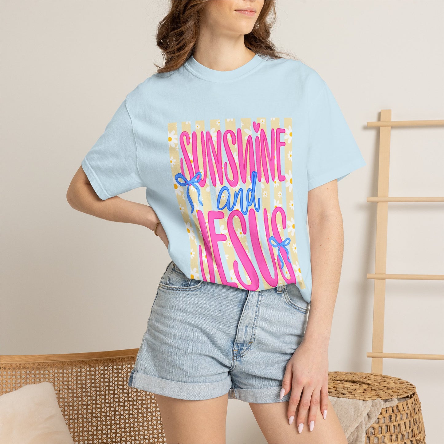 Sunshine and Jesus T-Shirt — Bright Faith Graphic Tee