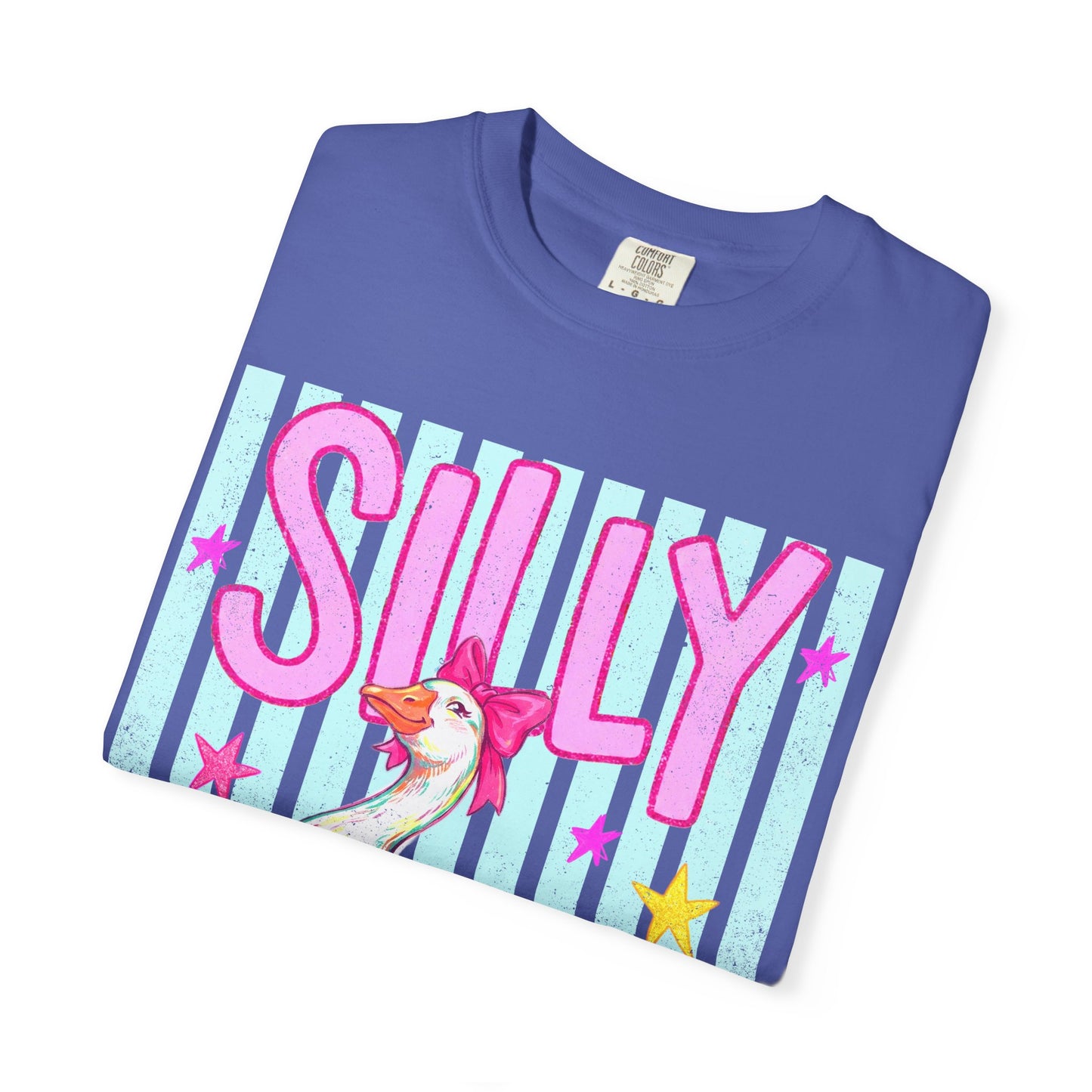 Silly Goose T-Shirt – Cute Retro Duck in Rain Boots Graphic Tee