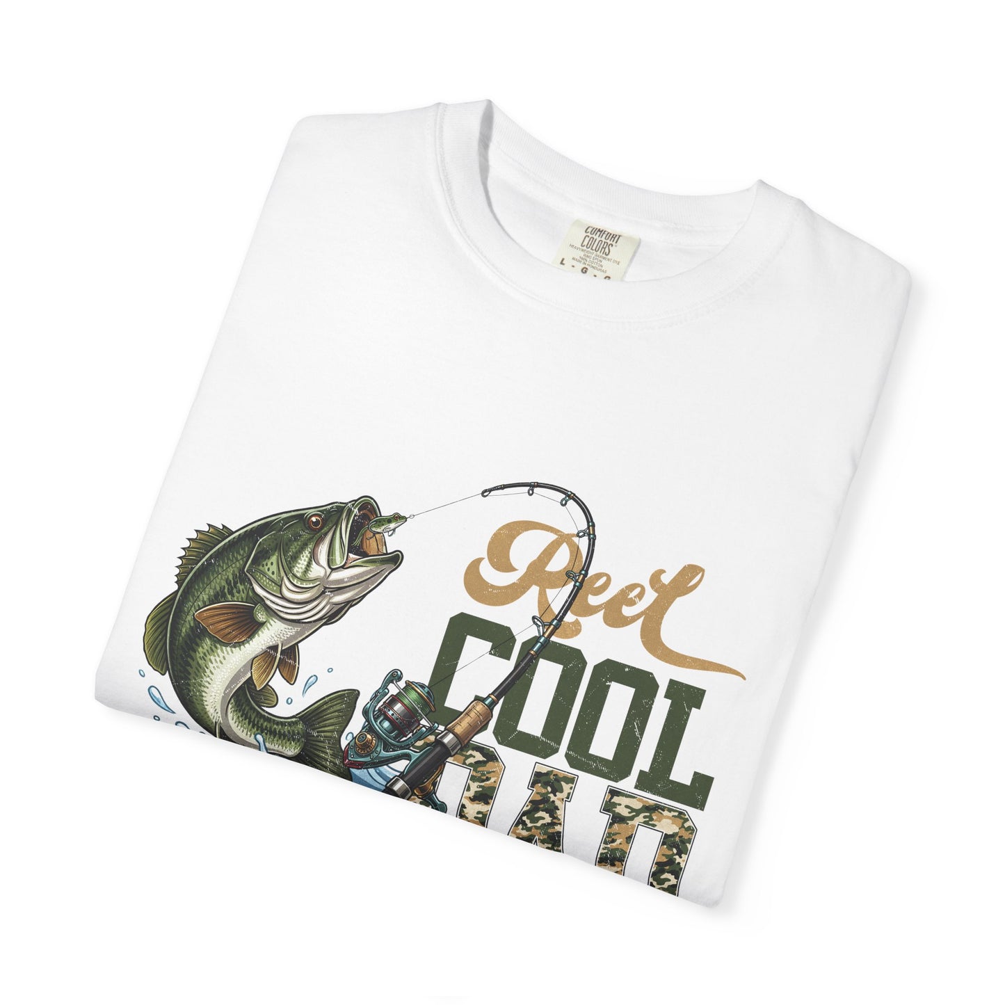 Reel Cool Dad Fishing T-Shirt — Bass Angler Gift for Fathers Day
