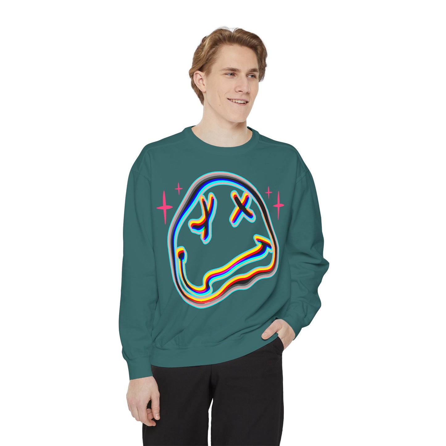 Nirvana Psychedelic Smiley Sweatshirt