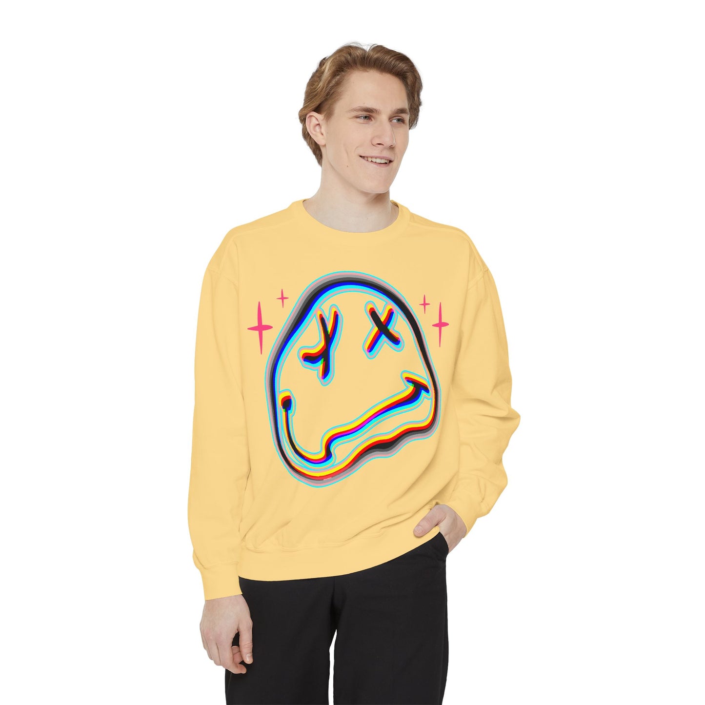 Nirvana Psychedelic Smiley Sweatshirt