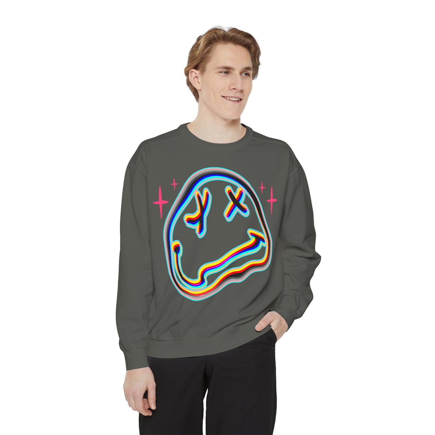 Nirvana Psychedelic Smiley Sweatshirt