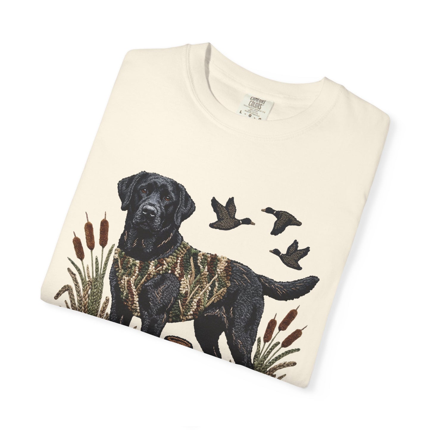 Southern Boy Hunting Dog T-Shirt — Black Lab, Duck Hunting Graphic Tee