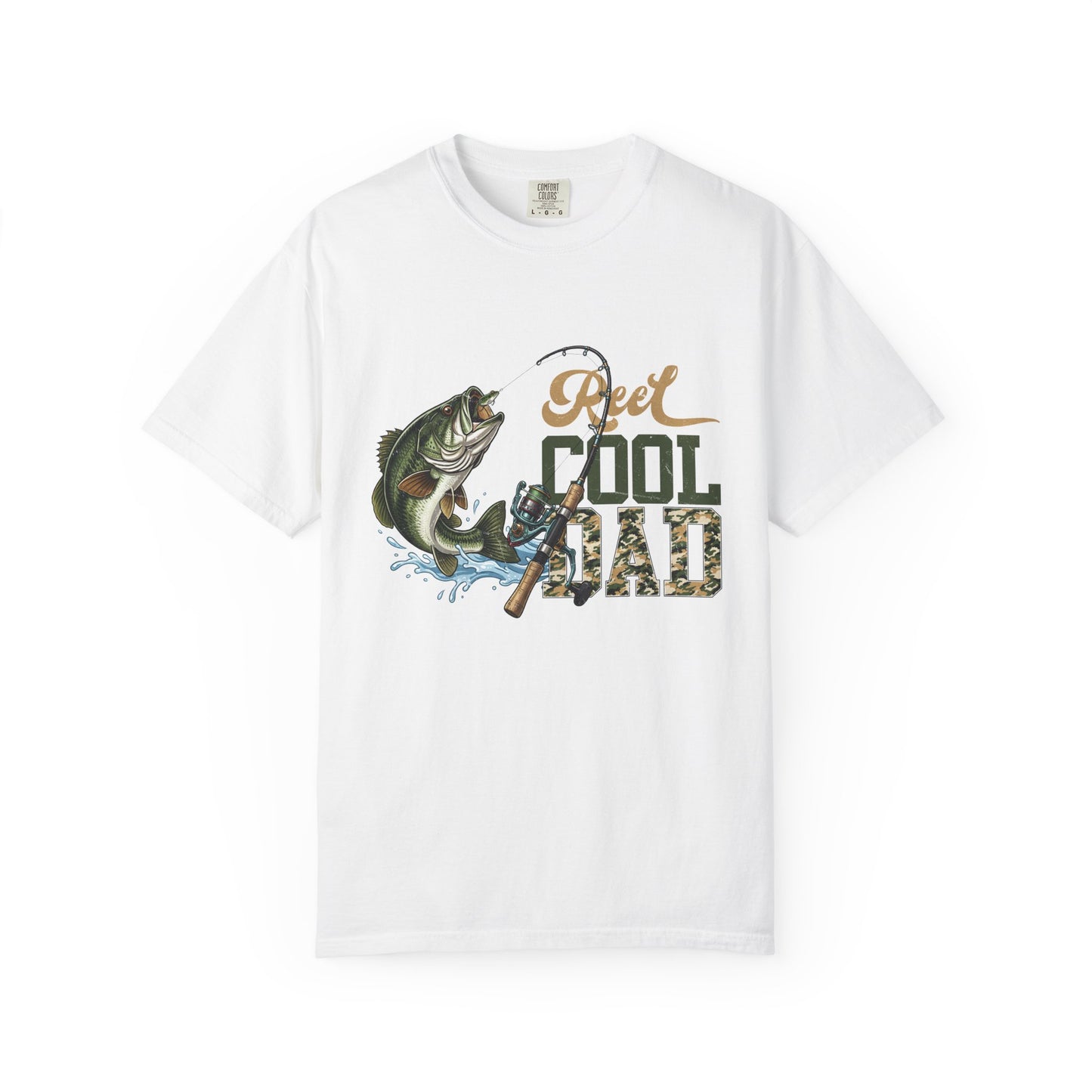 Reel Cool Dad Fishing T-Shirt — Bass Angler Gift for Fathers Day