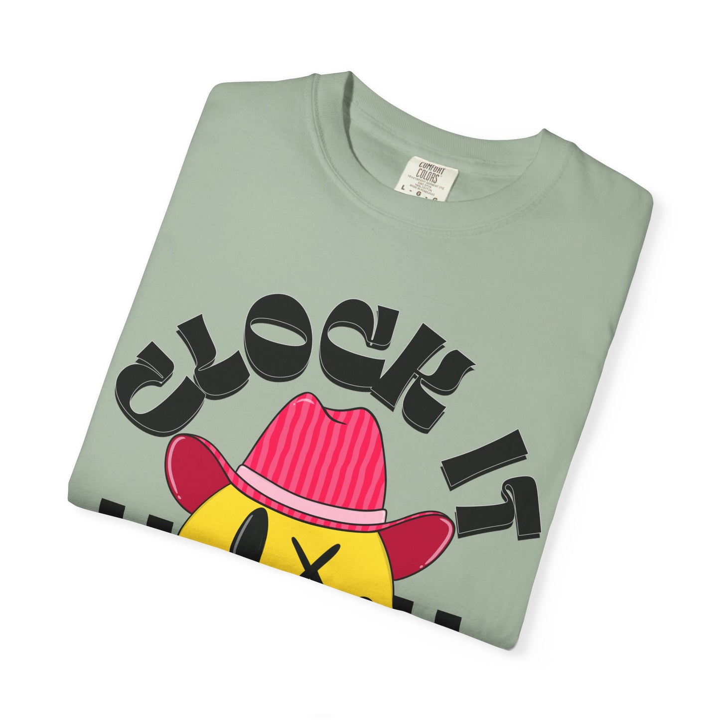Clock It Graphic Tee for Casual Vibes