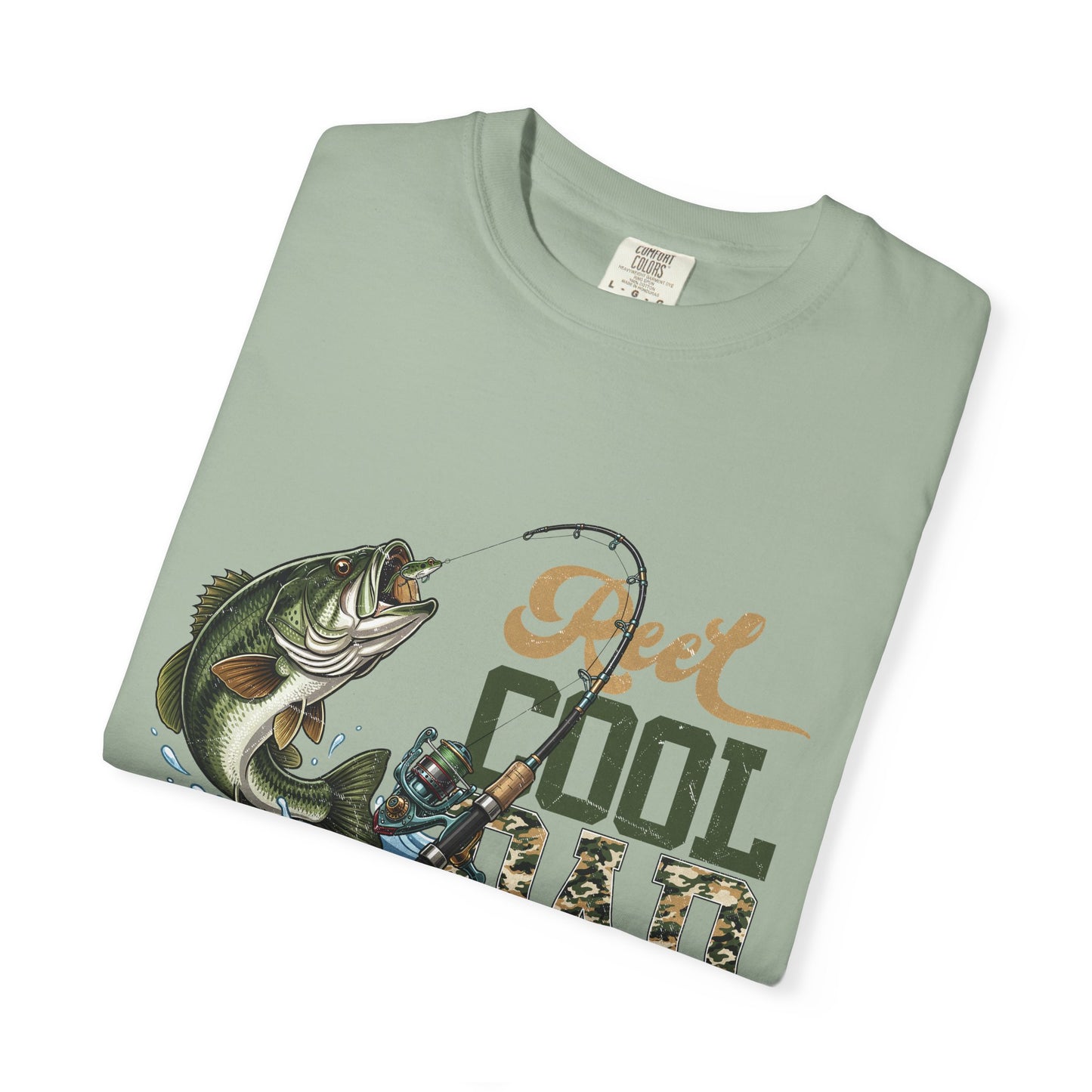 Reel Cool Dad Fishing T-Shirt — Bass Angler Gift for Fathers Day