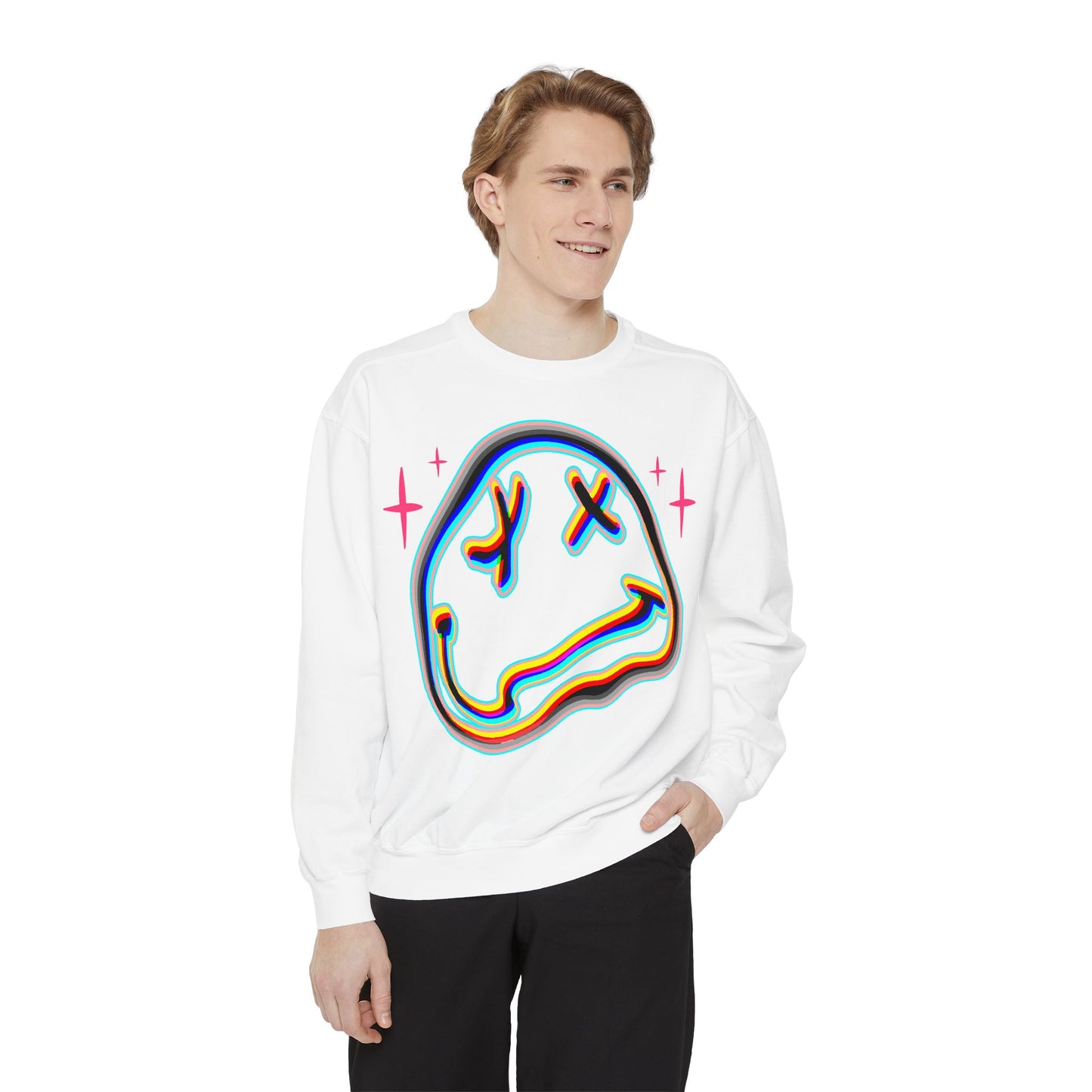 Nirvana Psychedelic Smiley Sweatshirt