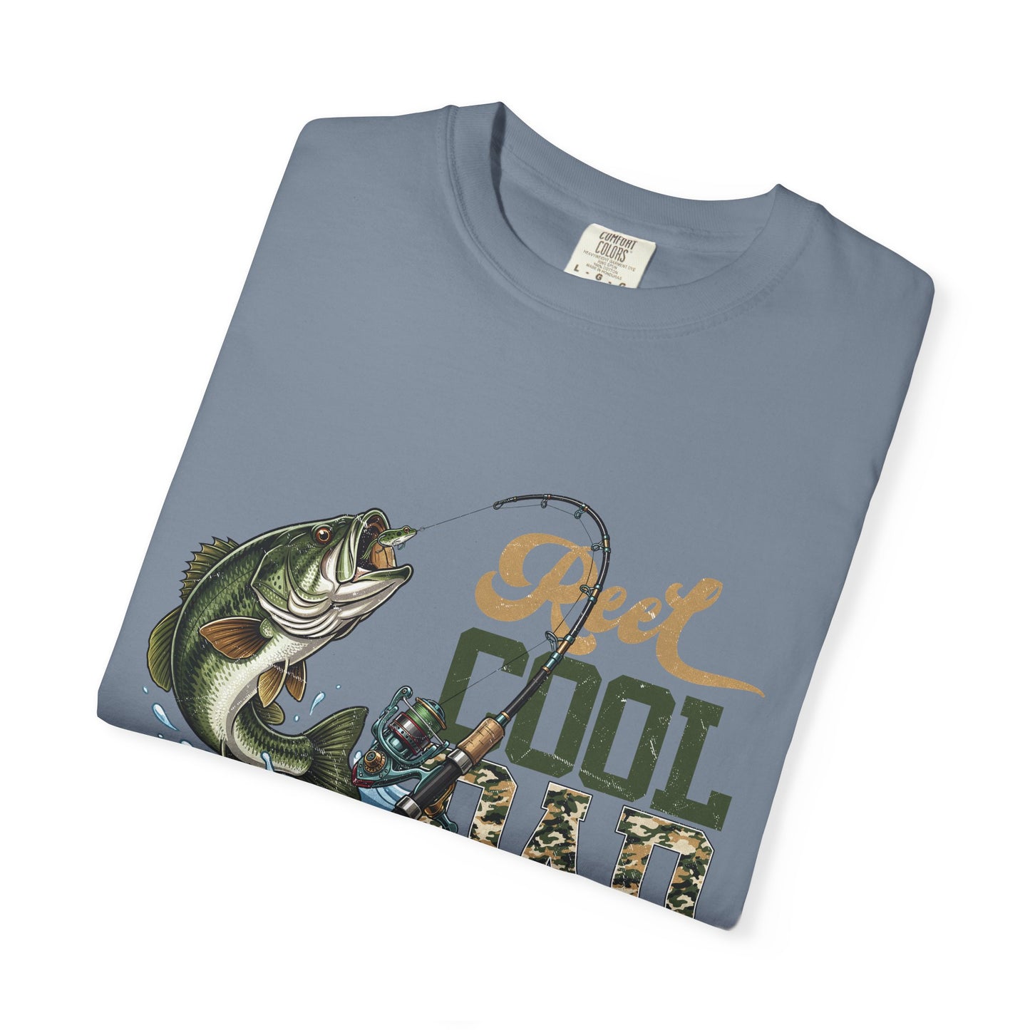 Reel Cool Dad Fishing T-Shirt — Bass Angler Gift for Fathers Day