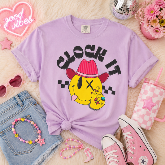 Clock It Graphic Tee for Casual Vibes