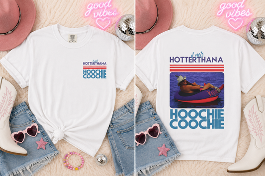 Hoochie Coochie T-Shirt — Retro Pool Vibes Graphic Tee