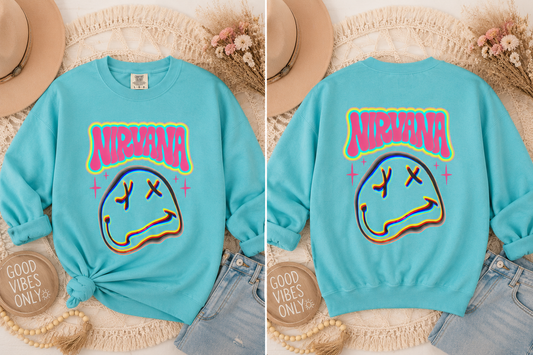 Nirvana Psychedelic Smiley Sweatshirt
